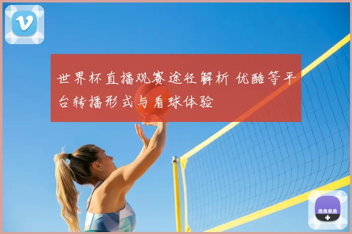 世界杯直播观赛途径解析 优酷等平台转播形式与看球体验